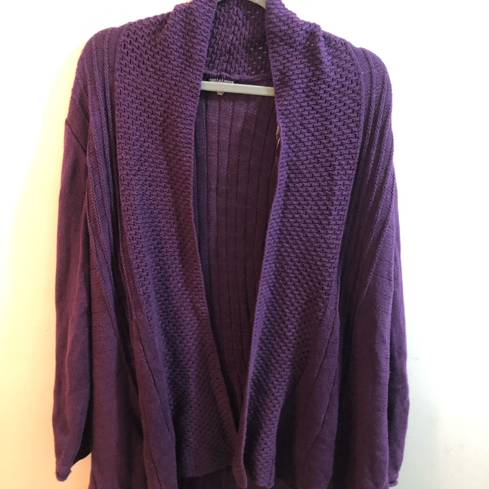 Purple 2xl cardigan!